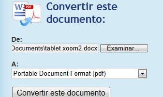 convertir documentos a pdf