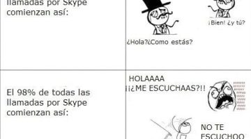 no oigo a nadie en skype
