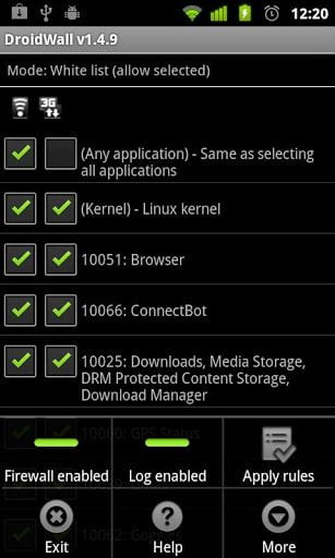 cortafuegos android