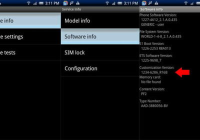 Menu oculto sony xperia