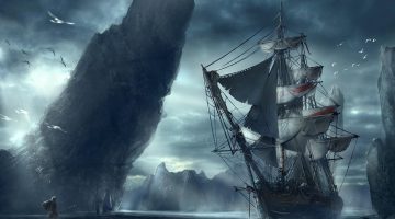 Fondo de pantalla Barco fantasia